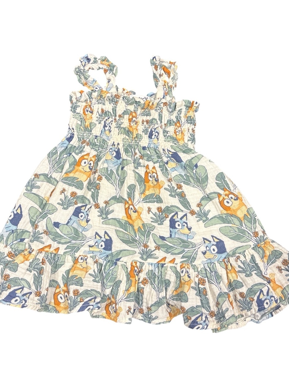 Girls Bluey Print Sundress - 12m